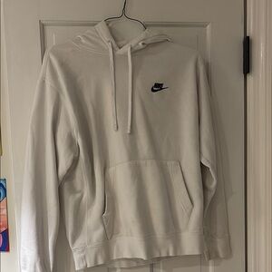 Nike Men's White Hoodie